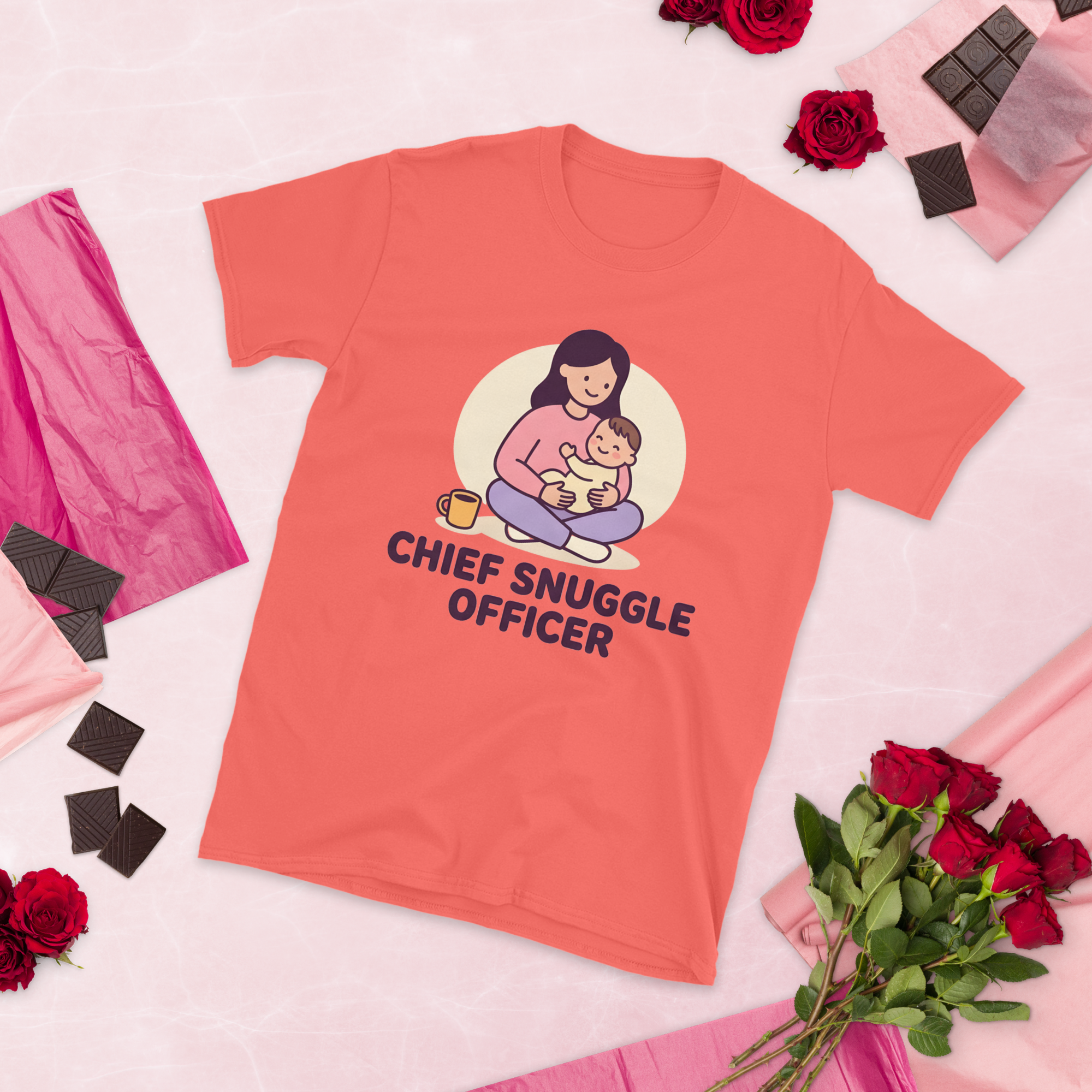 Chief Snuggle Officer — Funny Mom T-Shirt