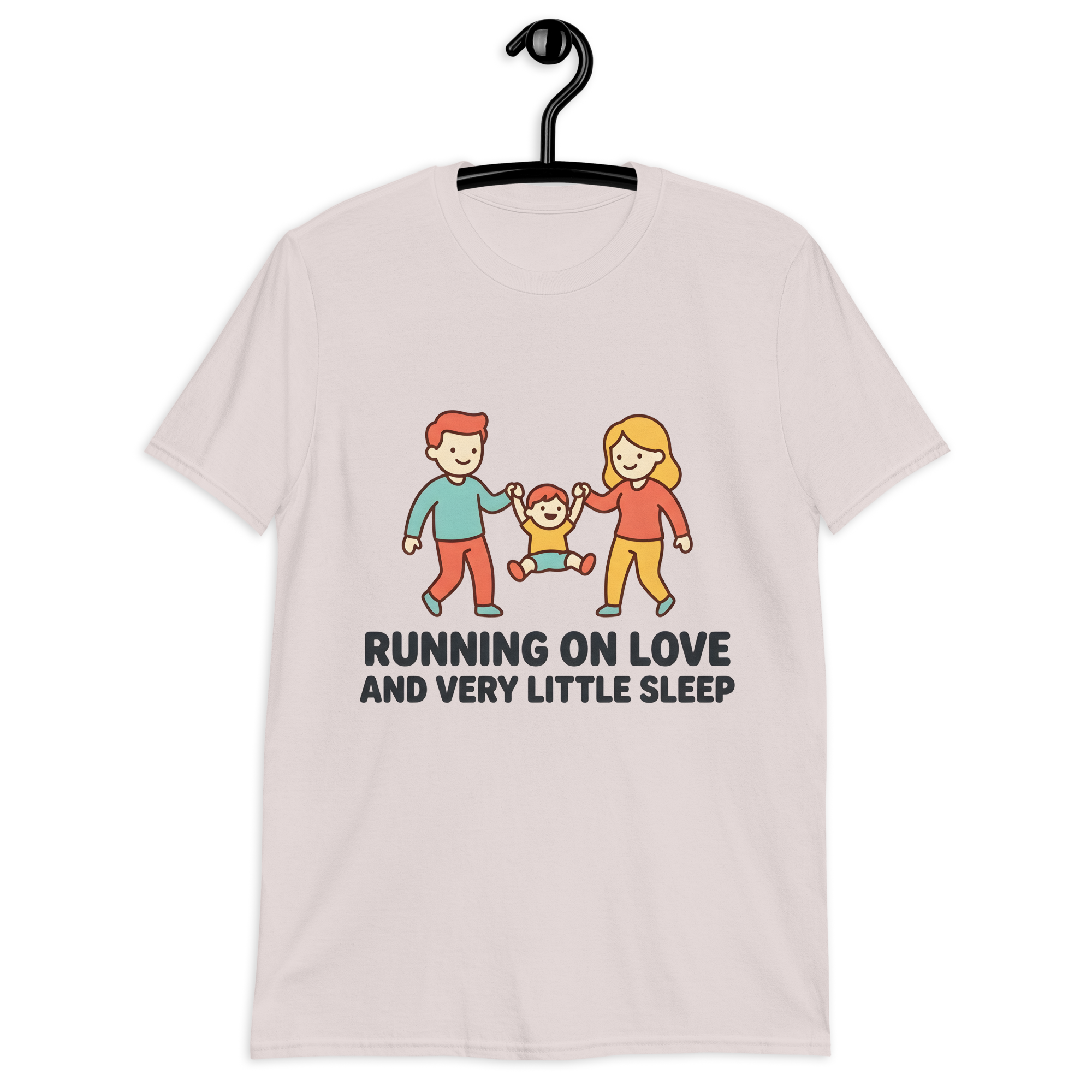 Running on Love — Funny Parent T-Shirt