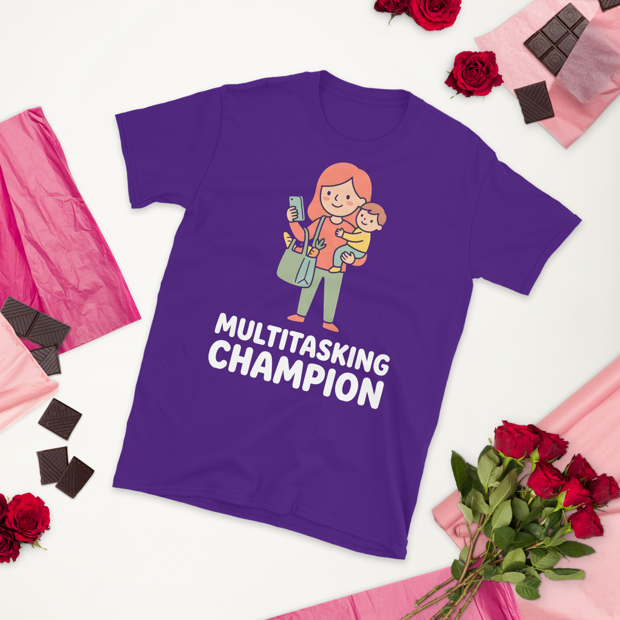 Multitasking Champion — Funny Mom T-Shirt
